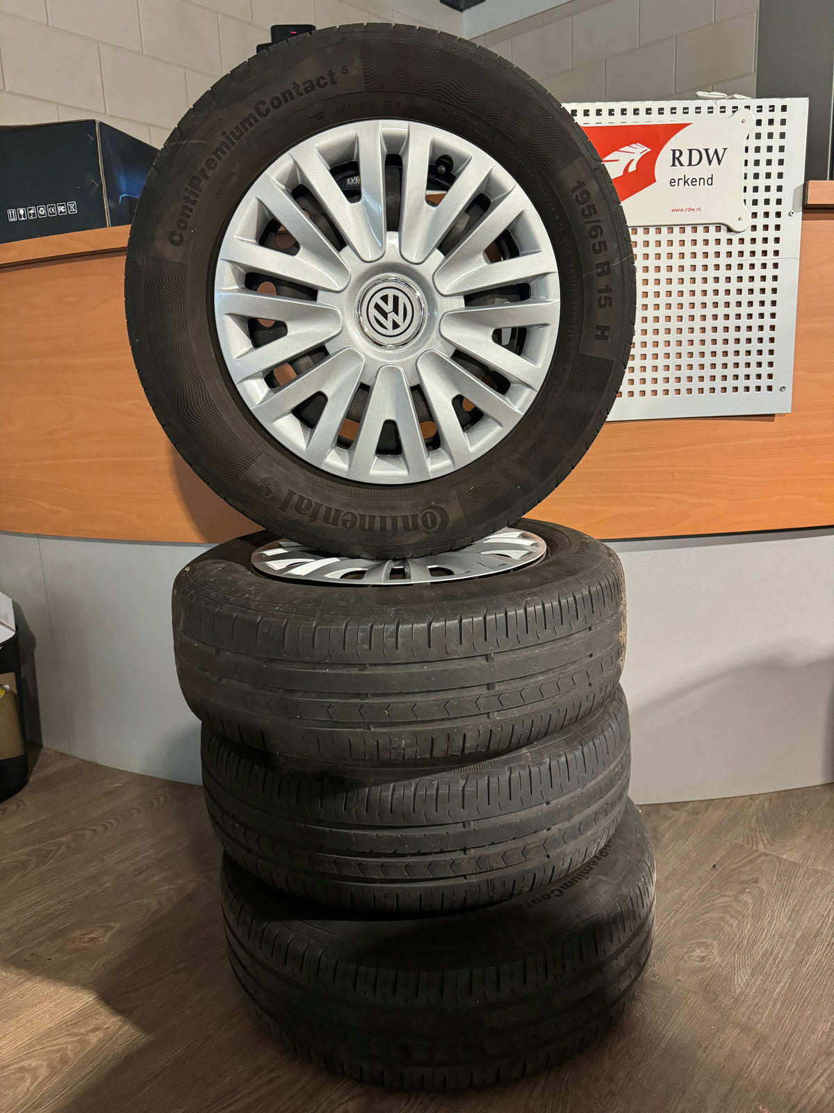 Zilvere Wieldoppen Set - Geschikt voor bijv. VW - 14 Inch