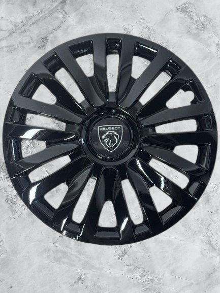 Zwarte Wieldoppen Set - Peugeot - 14 Inch - Nieuw in Doos!