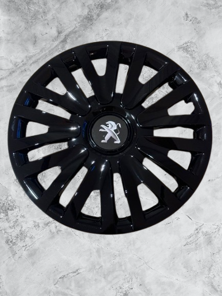 Zwarte Wieldoppen Set - Peugeot - 14 Inch - Nieuw in Doos!