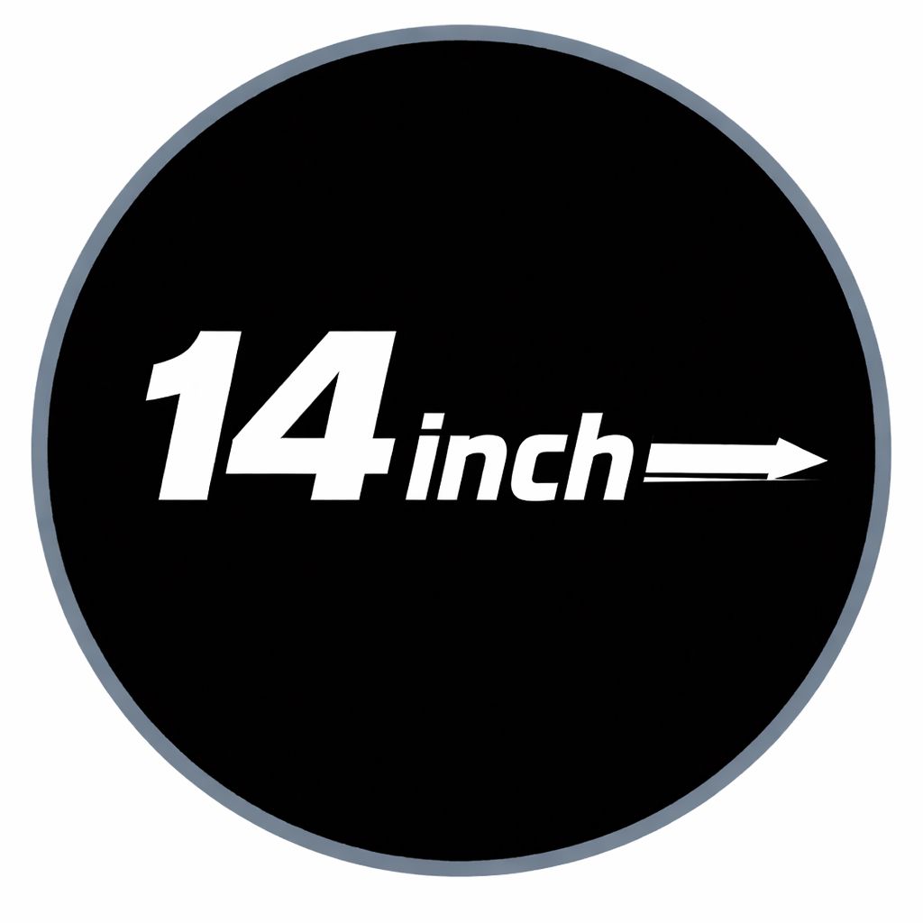 Zwarte Wieldoppen 14 Inch