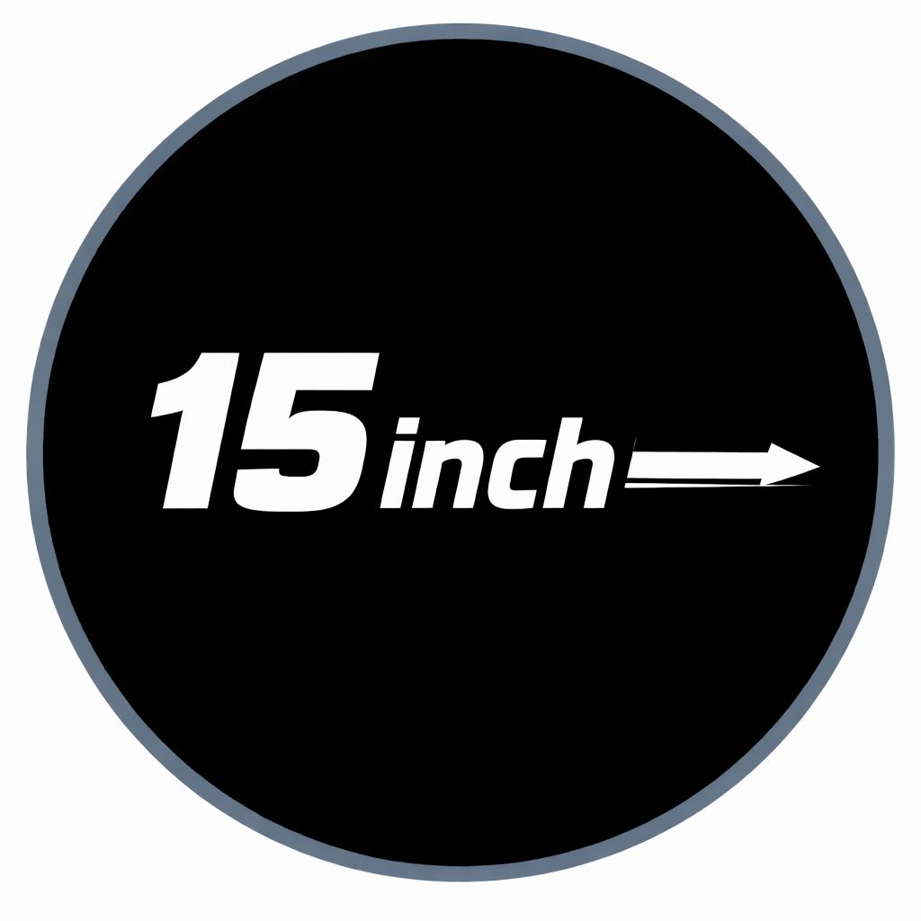 Zwarte Wieldoppen 15 Inch