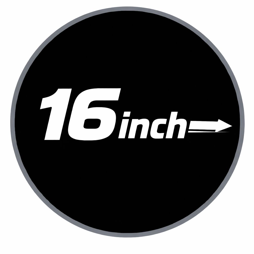 Wieldoppen Zwart 16 Inch